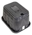 Carson Industries Standard Plastic Irrigation Control Valve Meter Box with Plastic Reader 
