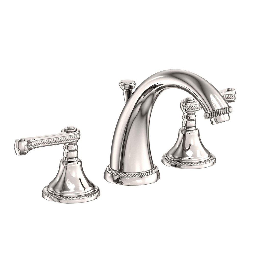 Newport Brass Polished Nickel - Natural Two Handle Widespread Bathroom Sink Faucet 