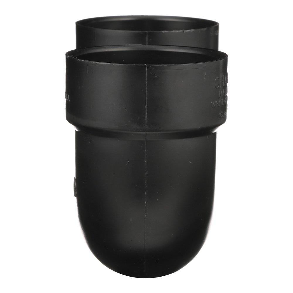 Black ABS DWV Return Bend 