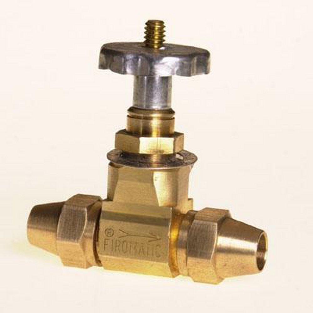 Highfield Brass Flared Shut Off Valve 
