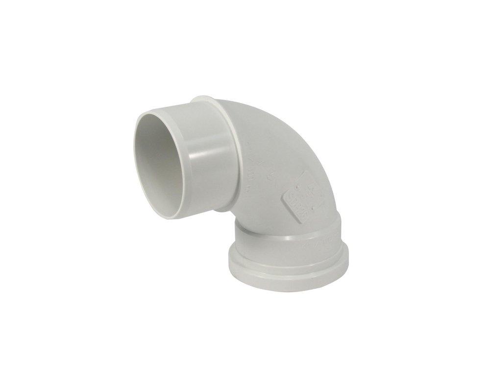 TRENCH TOUGH PLUS White Gasket x Spigot Sewer Heavy Wall Straight SDR 26 PVC 90 Degree Elbow 