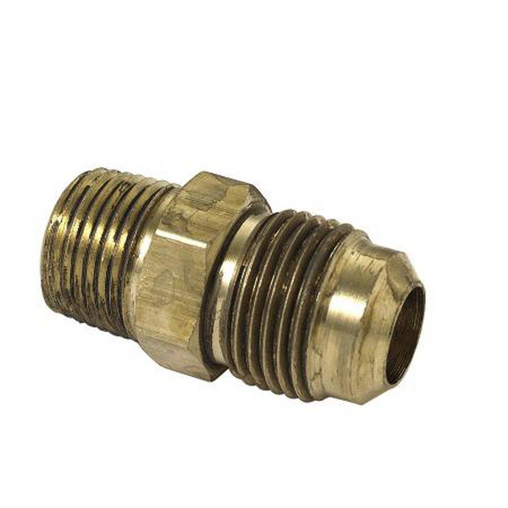 BrassCraft Rough Brass OD Flare x MIP Reducing Brass Adapter with Nut 