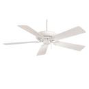 Minka Aire Shell White 52 in. 5-Blade Ceiling Fan 
