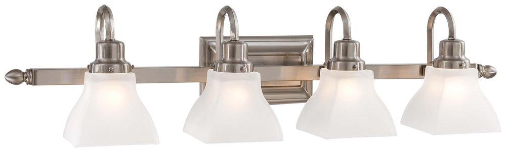 Minka Lavery Brushed Nickel 8-1/2 in. 100 W 4-Light Medium Bracket 