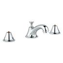 Two Handle Widespread Bathroom Sink Faucet in StarLight Polished Chrome Handles Sold Separately