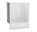 Aker by MAAX White 60 x 33 in. Tub & Shower Unit in White 