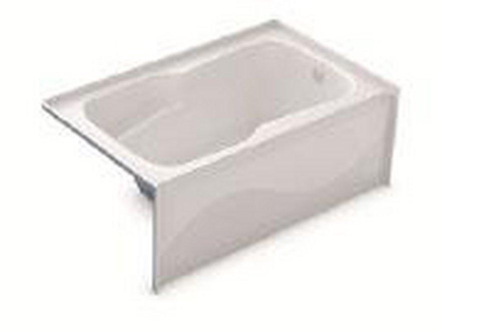 Aker by MAAX White 32 x 60 in. Bathtub with Right Hand Drain 