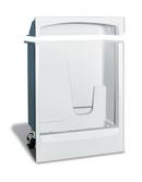 Aker by MAAX White 60 x 33 in. Tub & Shower Unit in White 