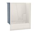 Aker by MAAX Biscuit 60 x 34 in. Tub and Shower with Right Hand Drain 