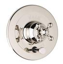 Pressure Balancing Trim with Diverter and Cross Handle in Polished Chrome