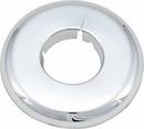 Wal-Rich Chrome 5/8 in. Plastic Split Escutcheon 