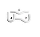 Bramec Corporation White Plastic J-Trap 