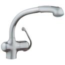 Single Handle Pull Out Kitchen Faucet with Two-Function Spray and SpeedClean Technology in RealSteel®