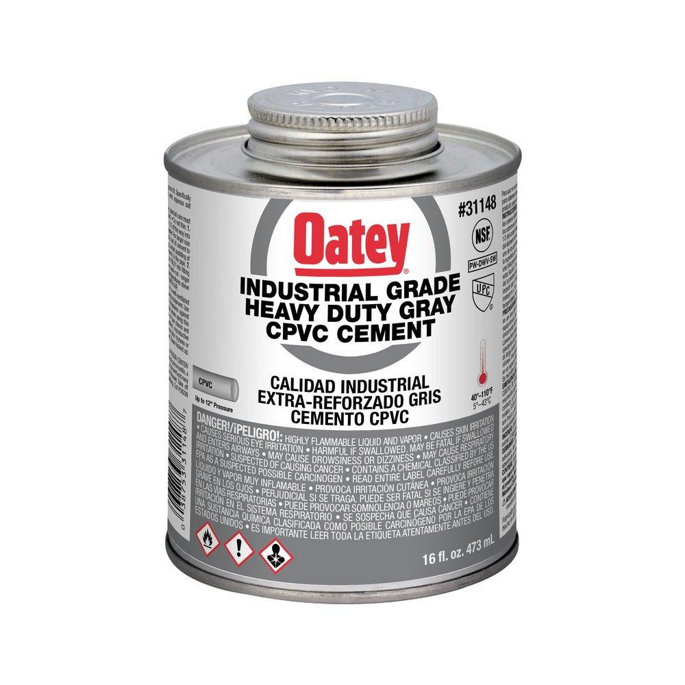 Oatey&reg; Grey Plastic Grey Pipe Cement 