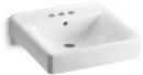 KOHLER White Wall Mount Basin 