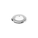 1-1/4 in. Plastic Hinged Escutcheon in Chrome