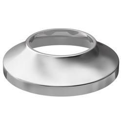 1-1/2 in. Steel IPS Shallow Escutcheon in Chrome Plated