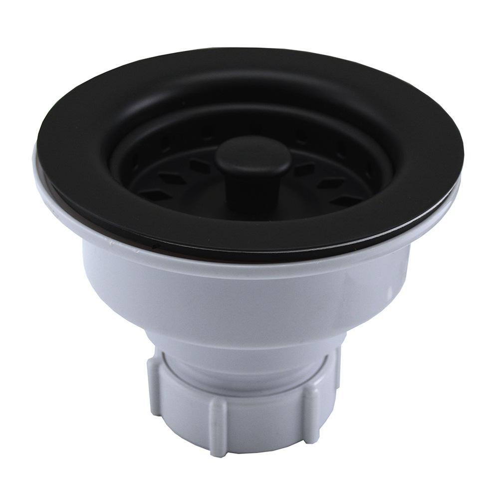 Jones Stephens Black Basket Strainer in Black 