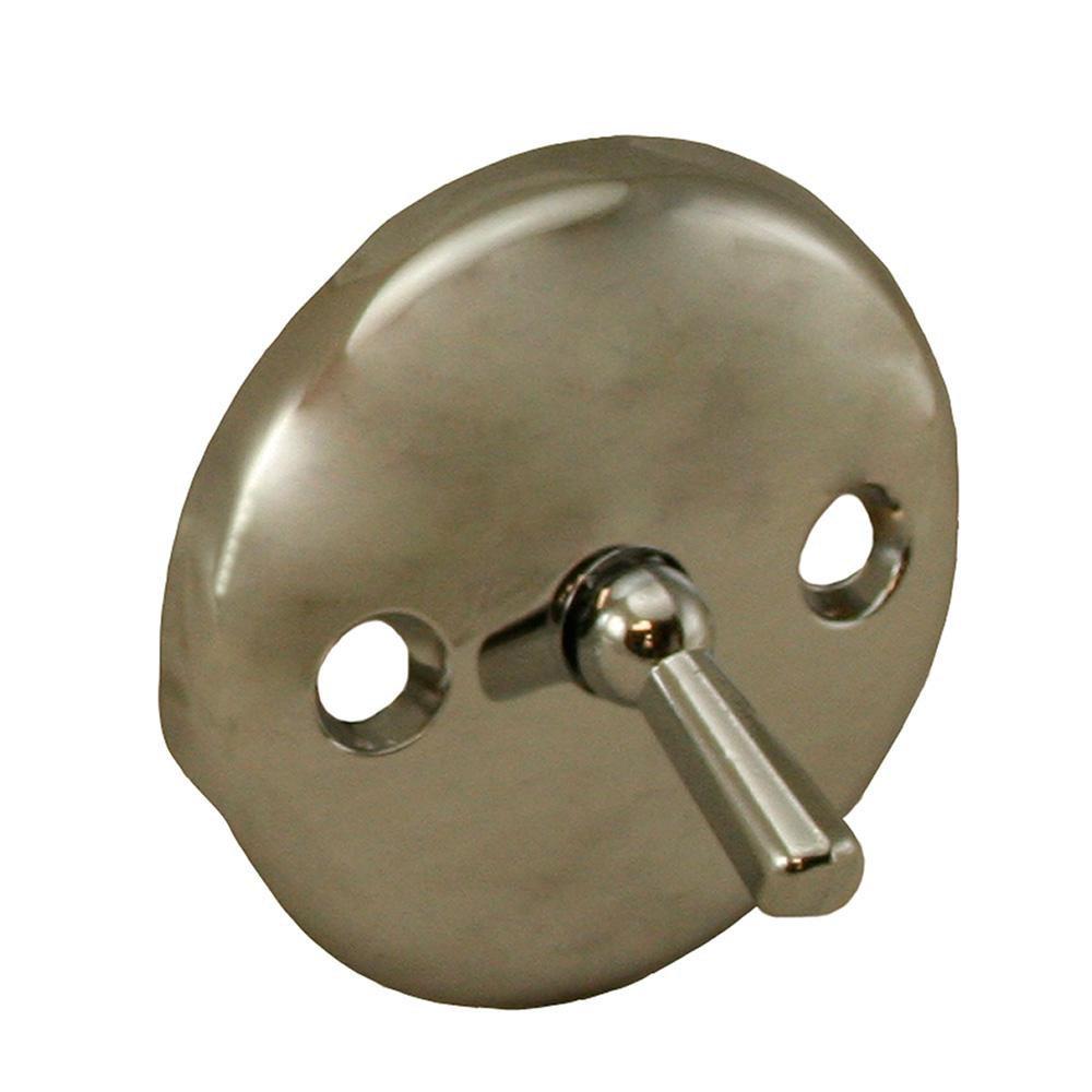 Chrome Round TRIP Lever FACE Plate L/ Screw 