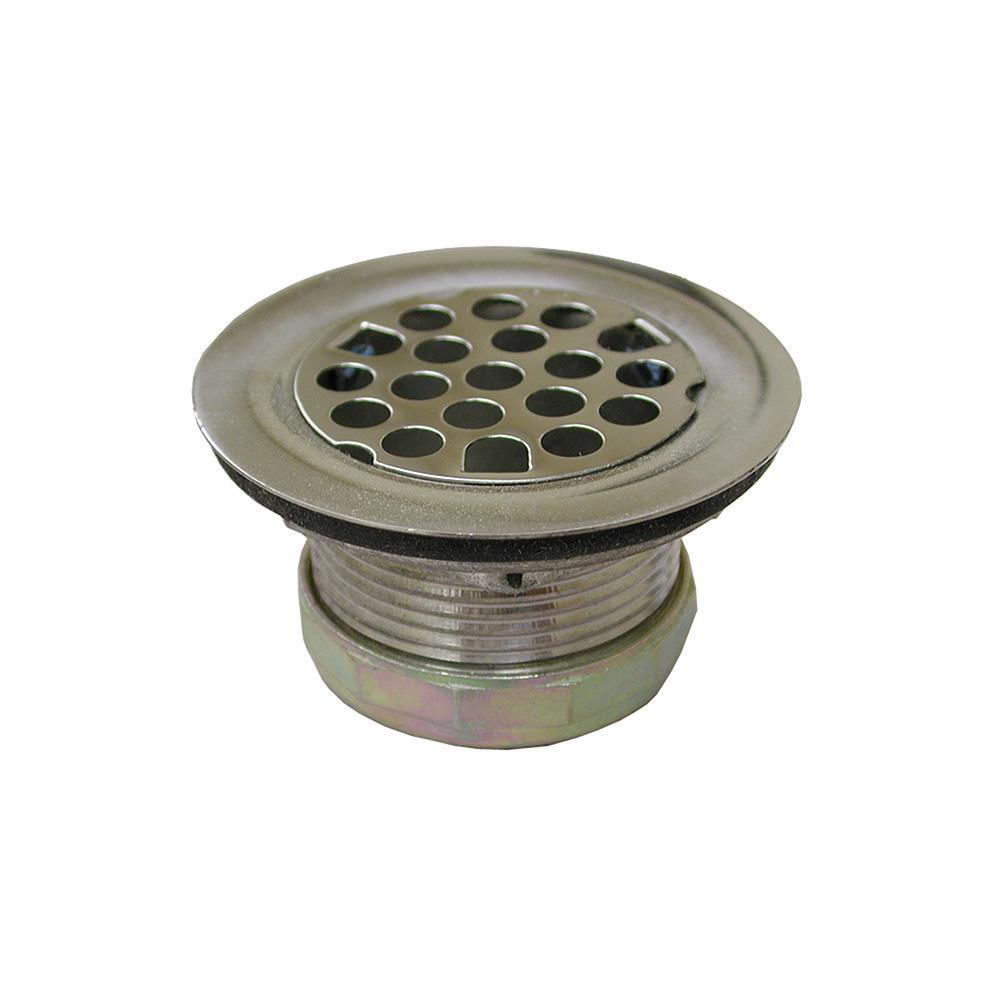 Jones Stephens Stainless Steel 1-1/2 in. Cast Round Flat Duplex Strainer 