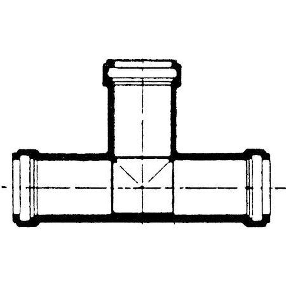 Harrington Corporation Gasket IPS Reducing SDR 21 PVC Tee 