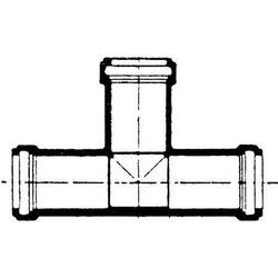 8 x 8 x 6 in. Gasket IPS Reducing SDR 21 PVC Tee