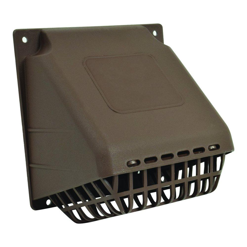 Deflecto Brown 4 in. Dryer Vent Hood 