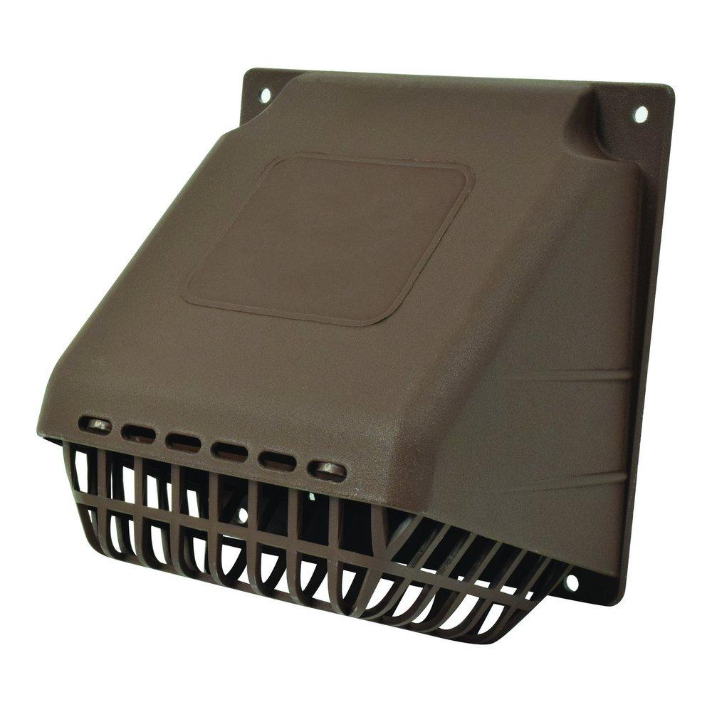 Deflecto Brown 4 in. Dryer Vent Hood 