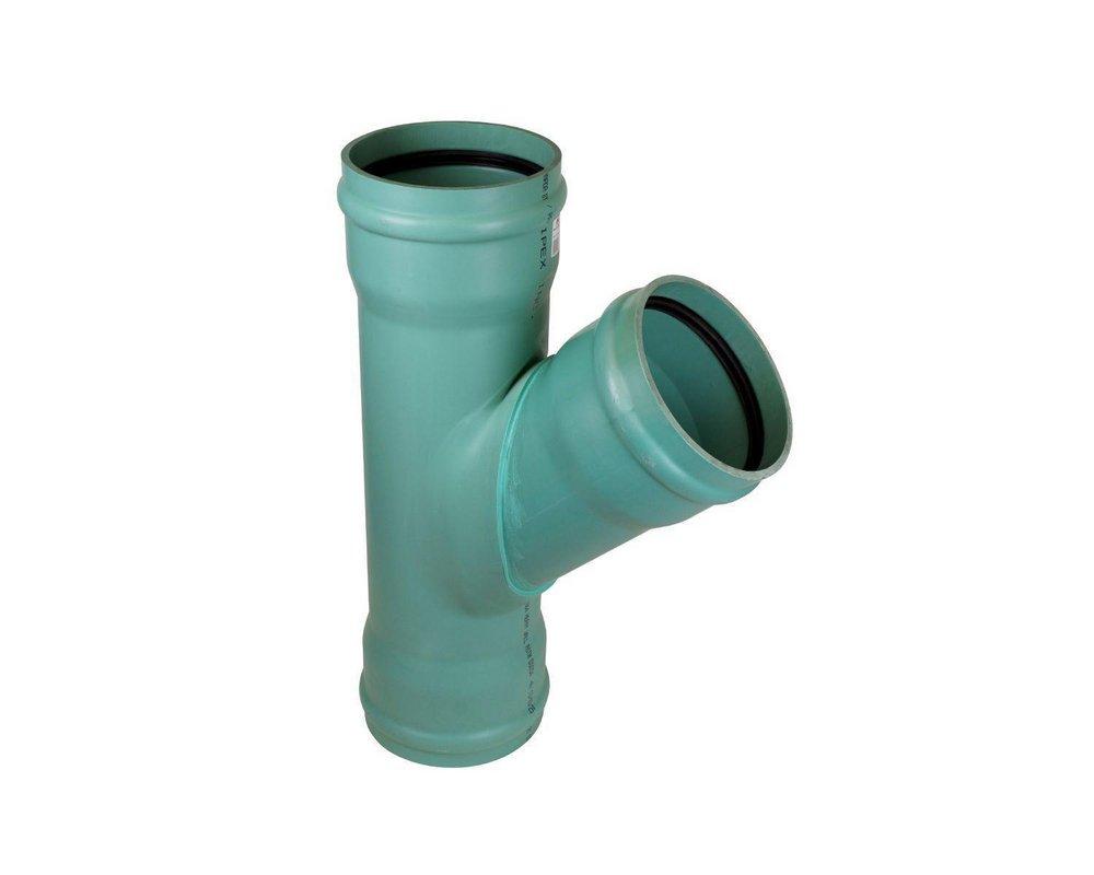 TRENCH TOUGH PLUS Gasket PVC Sch. 40 Double Sewer Wye (Fabricated) 