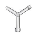 A.Y. McDonald 2 in. Meter Box Key 