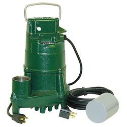 4/10 HP 115V Cast Iron Effluent Pump with 20 ft. Cord