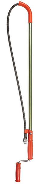 General Pipe Cleaners Silver Closet Auger with Regular Head 