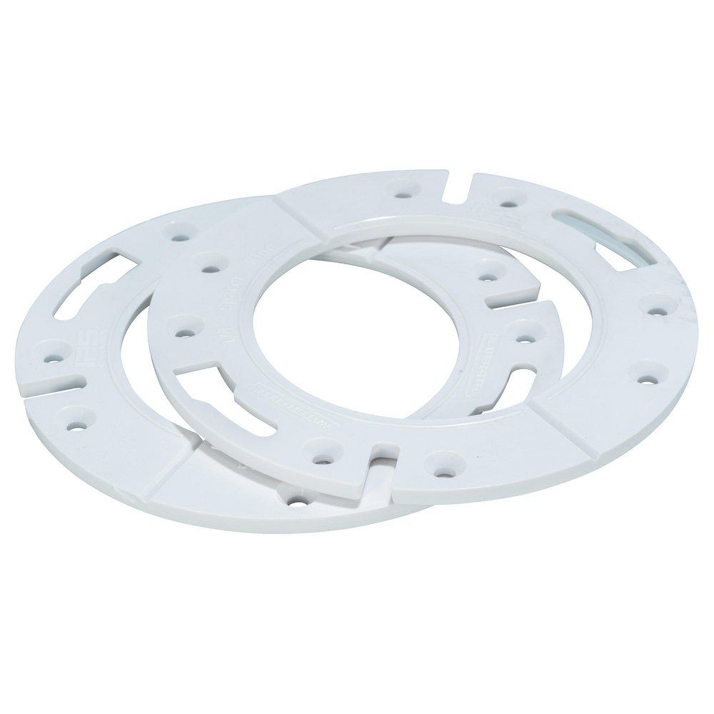 Water-Tite 1/4 in. PVC Closet Flange Extension Ring (Pack of 2) 
