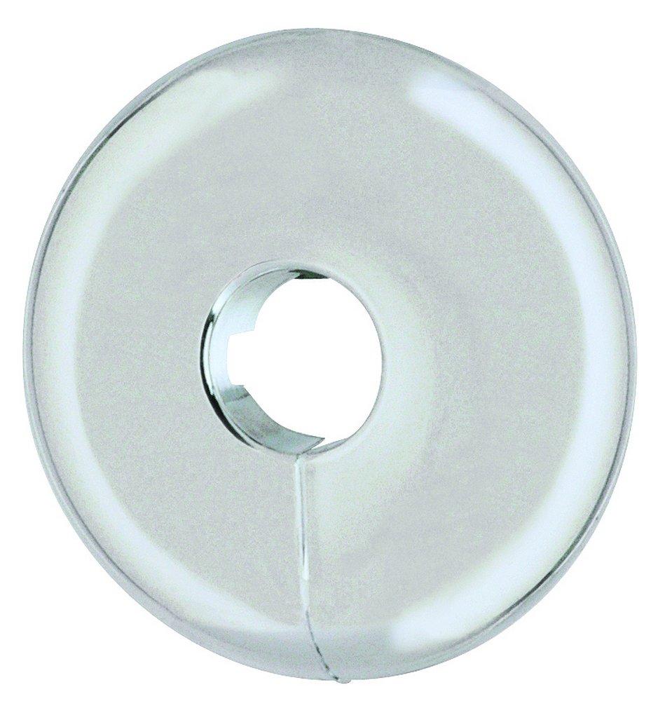 Sioux Chief Polished Chrome 1 in. Plastic Hinged Escutcheon 