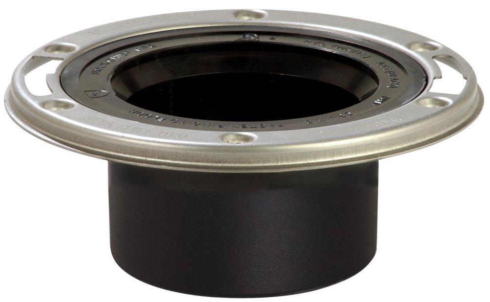 Sioux Chief Black 3 x 4 in. Flush to Floor Open Closet Flange 