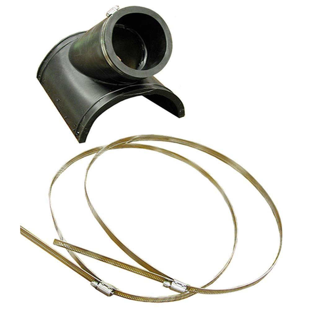 4 PVC SDL WYE W/ CLMP 
