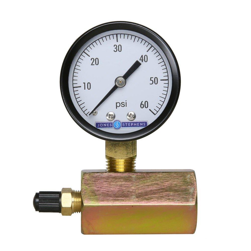 Jones Stephens Gas Test Gauge Assembly 