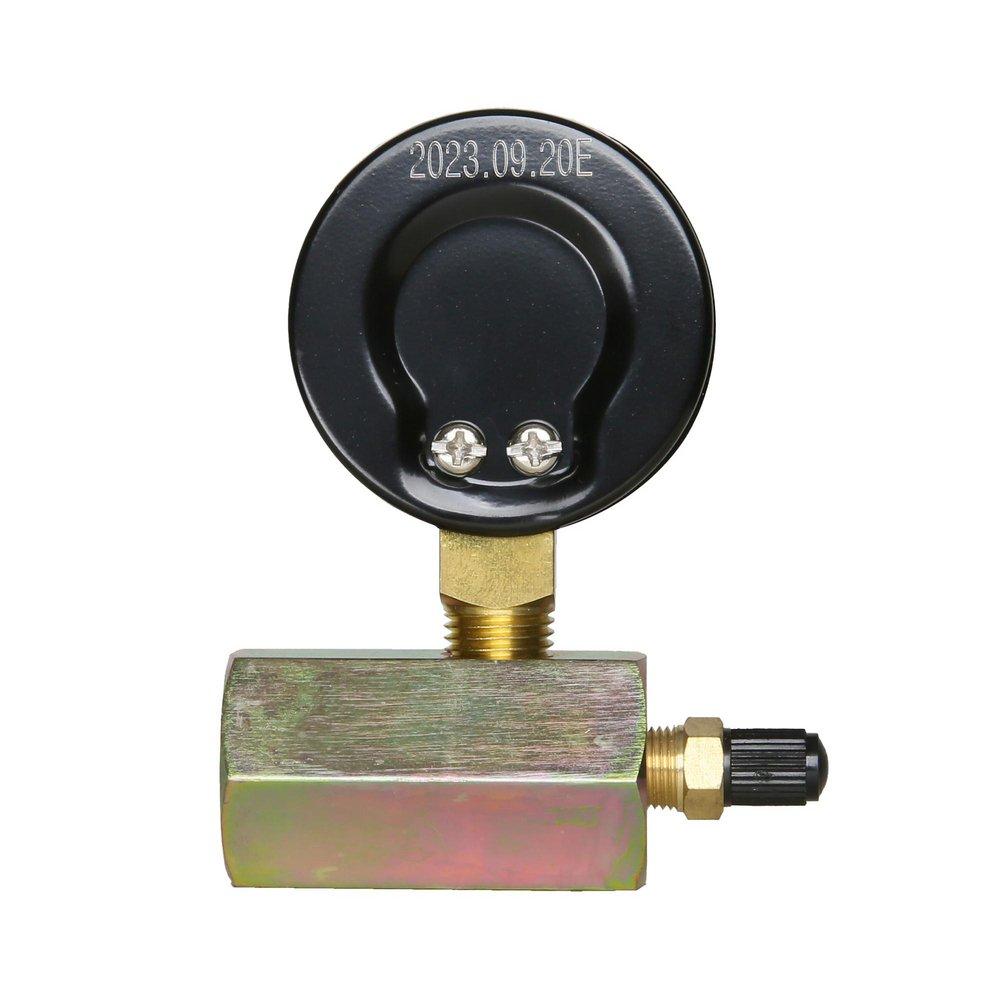 Jones Stephens Black Garden Hose Water Test Gauge Assembly 