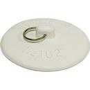 Jones Stephens White Fit All Bathtub or Laundry Tub Rubber Stopper 