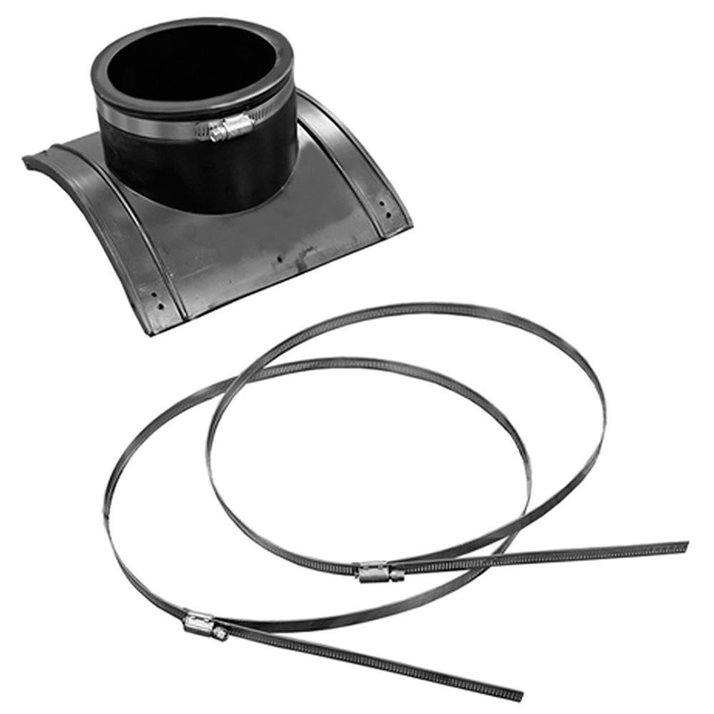 Jones Stephens PVC Saddle Tee with Clamp 