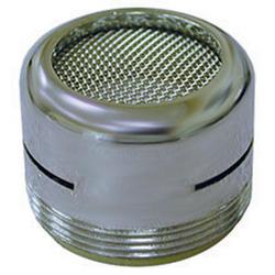 15/16 - 27 x 55/64 in. Brass Slotted Aerator in Chrome