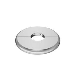 1 in. Steel IPS Heavy Guage Floor/Ceiling Plate Escutcheon in Chrome Plated