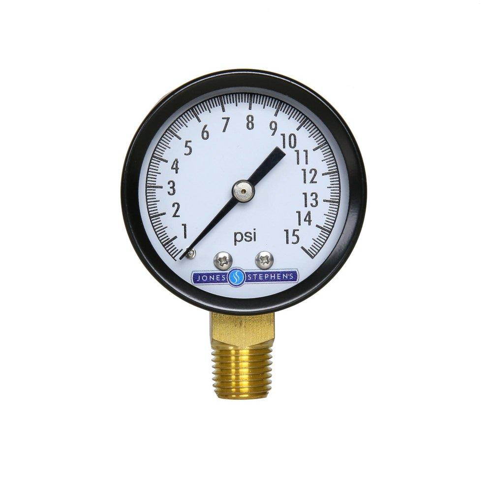 2 in. 15 psi Pressure Gauge 