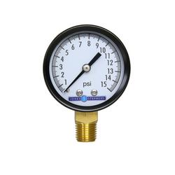 2 in. 15 psi Pressure Gauge