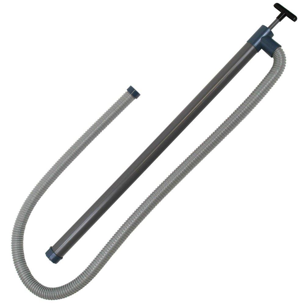 Jones Stephens Grey 36 in. Water Pump with 72 in. Discharge Hose 