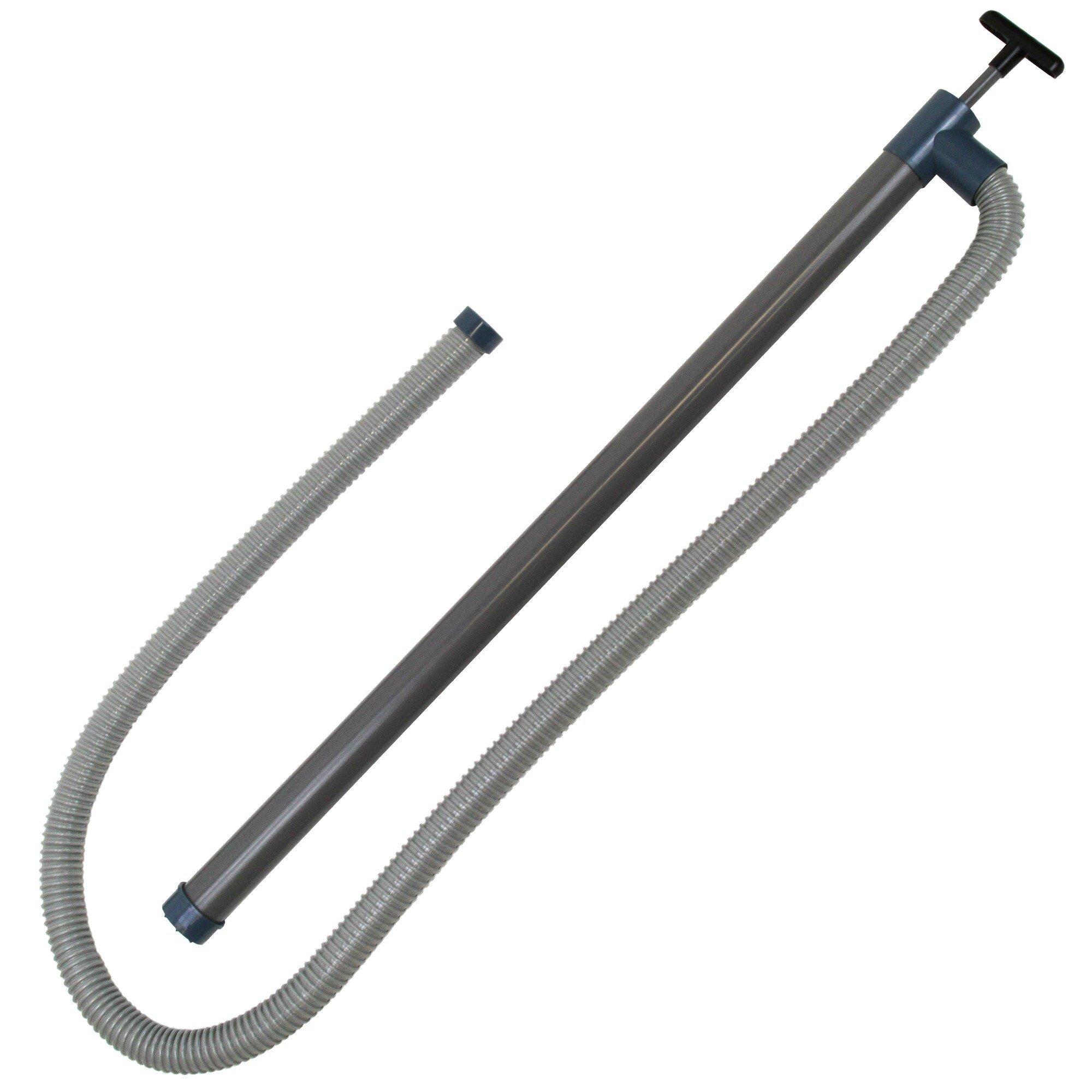Jones Stephens Grey Plastic Water Pump with Discharge Hose 
