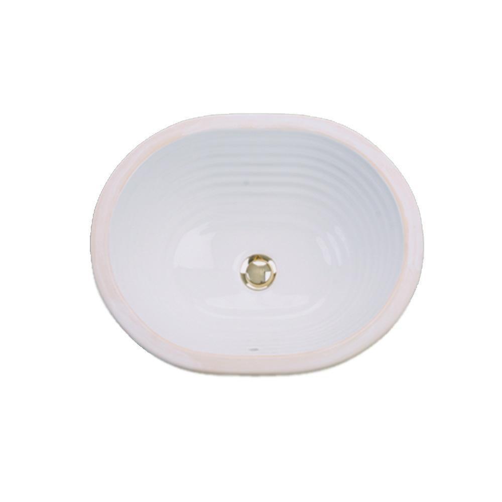 9X16 Undercounter Lavatory Santa Fe 1WHIT 