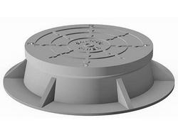 33-1/4 x 26-1/4 in. Cover, Ring and Insert in Grey