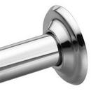 Shower Rod Flange Set Polished Chrome