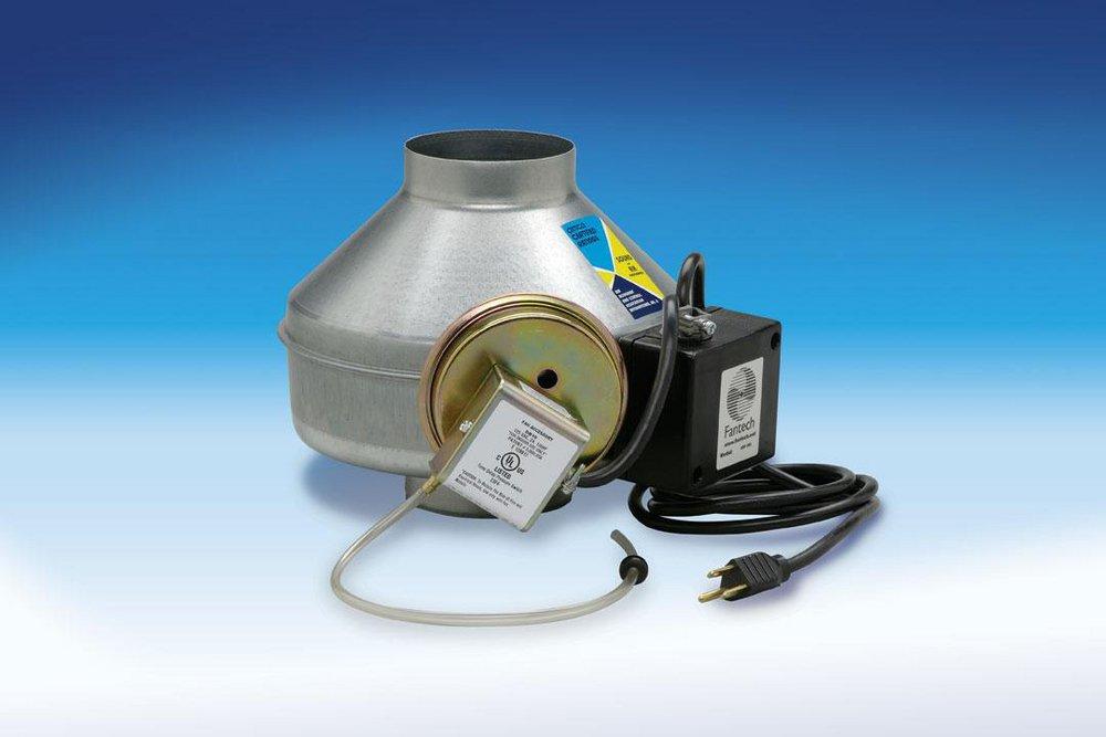 Fantech Booster Fan Galvanized Steel 